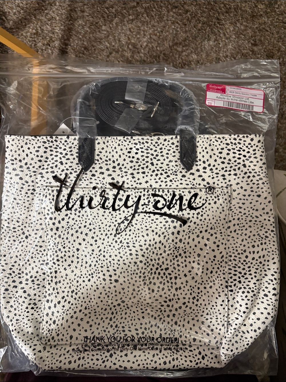 Thirty-one Window Shopper Tote with Front Pocket